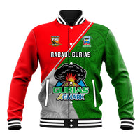 Papua New Guinea Rugby Baseball Jacket Rabaul Gurias PNG Polynesian Pattern - Wonder Print Shop