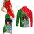 Papua New Guinea Rugby Couples Matching Short Sleeve Bodycon Dress and Long Sleeve Button Shirts Rabaul Gurias PNG Polynesian Pattern - Wonder Print Shop
