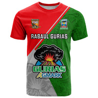 Papua New Guinea Rugby T Shirt Rabaul Gurias PNG Polynesian Pattern - Wonder Print Shop