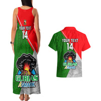 Custom Papua New Guinea Rugby Couples Matching Tank Maxi Dress And Hawaiian Shirt Rabaul Gurias PNG Polynesian Pattern - Wonder Print Shop