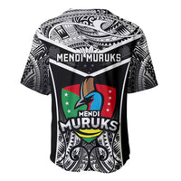 Papua New Guinea Rugby Baseball Jersey Mendi Muruks PNG Polynesian Pattern - Wonder Print Shop