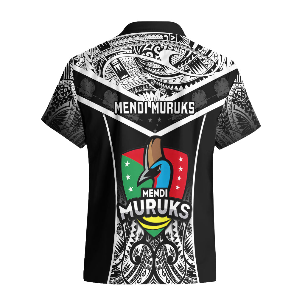 Papua New Guinea Rugby Hawaiian Shirt Mendi Muruks PNG Polynesian Pattern - Wonder Print Shop