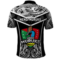Papua New Guinea Rugby Polo Shirt Mendi Muruks PNG Polynesian Pattern - Wonder Print Shop