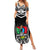 Papua New Guinea Rugby Summer Maxi Dress Mendi Muruks PNG Polynesian Pattern - Wonder Print Shop