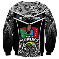 Papua New Guinea Rugby Sweatshirt Mendi Muruks PNG Polynesian Pattern - Wonder Print Shop