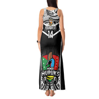 Custom Papua New Guinea Rugby Tank Maxi Dress Mendi Muruks PNG Polynesian Pattern - Wonder Print Shop