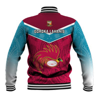 Papua New Guinea Rugby Baseball Jacket Goroka Lahanis PNG Polynesian Pattern - Wonder Print Shop