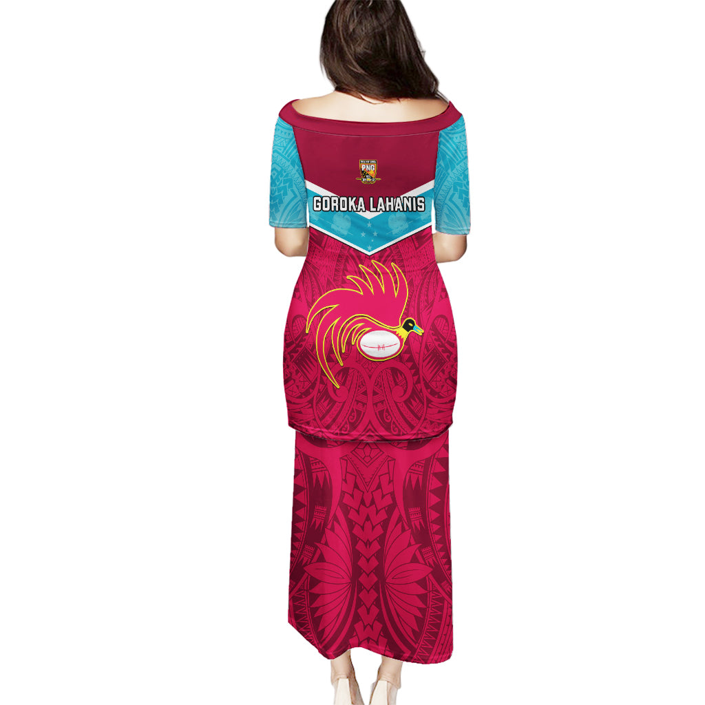 Papua New Guinea Rugby Puletasi Goroka Lahanis PNG Polynesian Pattern - Wonder Print Shop