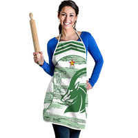 Zimbabwe Rugby Custom Apron Come On Sables White Version - Wonder Print Shop