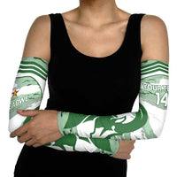 Zimbabwe Rugby Custom Arm Sleeves Come On Sables White Version - Wonder Print Shop