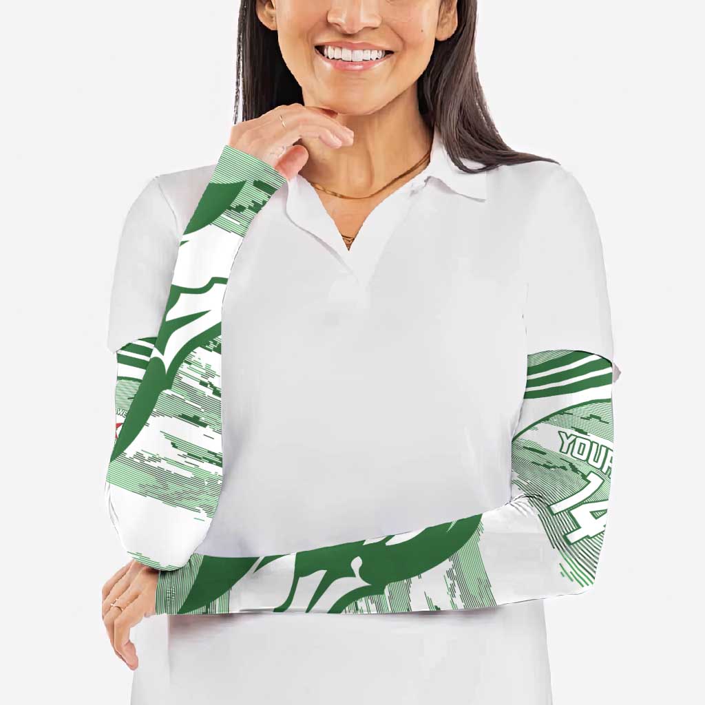 Zimbabwe Rugby Custom Arm Sleeves Come On Sables White Version - Wonder Print Shop