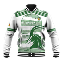 Zimbabwe Rugby Custom Baseball Jacket Come On Sables White Version - Wonder Print Shop