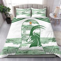 Zimbabwe Rugby Custom Bedding Set Come On Sables White Version - Wonder Print Shop