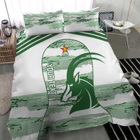 Zimbabwe Rugby Custom Bedding Set Come On Sables White Version - Wonder Print Shop