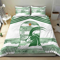 Zimbabwe Rugby Custom Bedding Set Come On Sables White Version - Wonder Print Shop