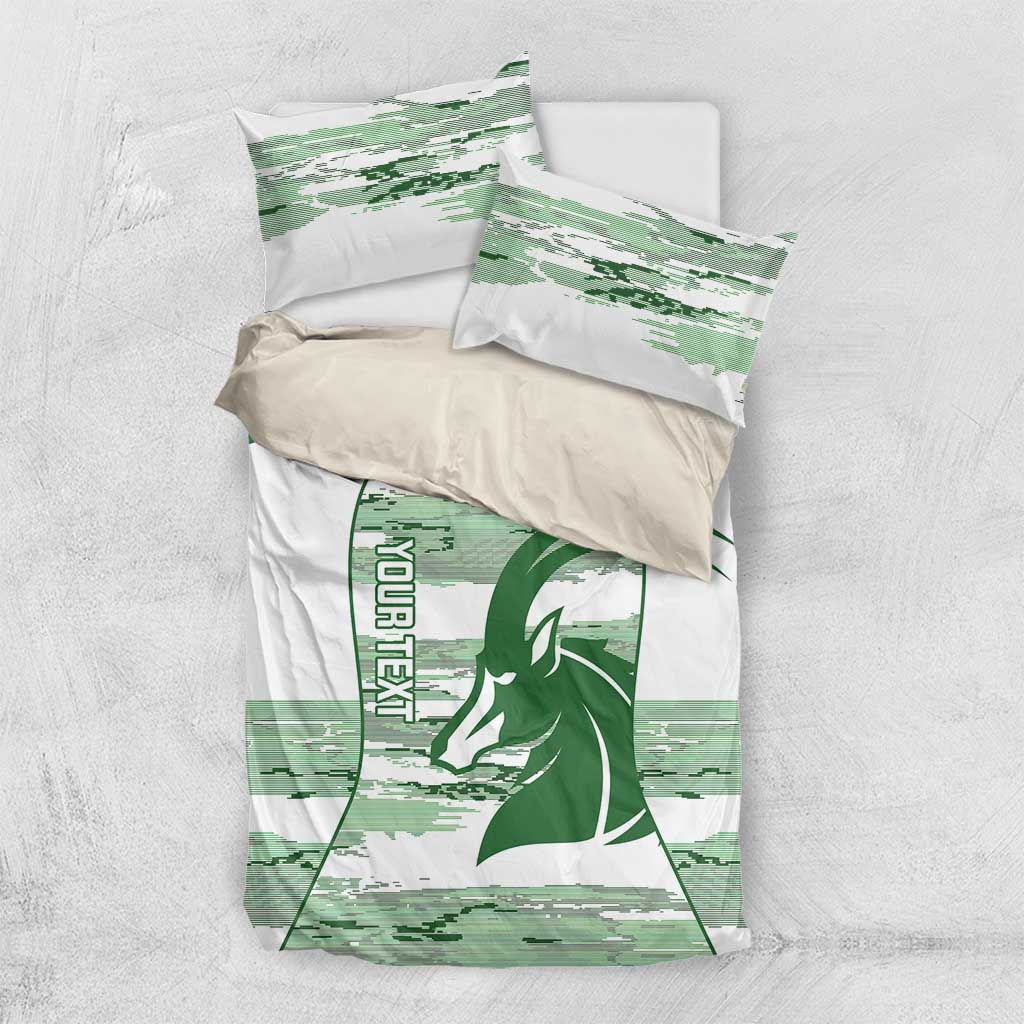 Zimbabwe Rugby Custom Bedding Set Come On Sables White Version - Wonder Print Shop