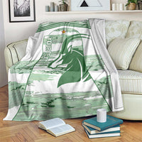 Zimbabwe Rugby Custom Blanket Come On Sables White Version - Wonder Print Shop