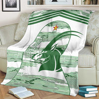 Zimbabwe Rugby Custom Blanket Come On Sables White Version - Wonder Print Shop