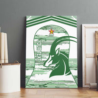 Zimbabwe Rugby Custom Canvas Wall Art Come On Sables White Version - Wonder Print Shop