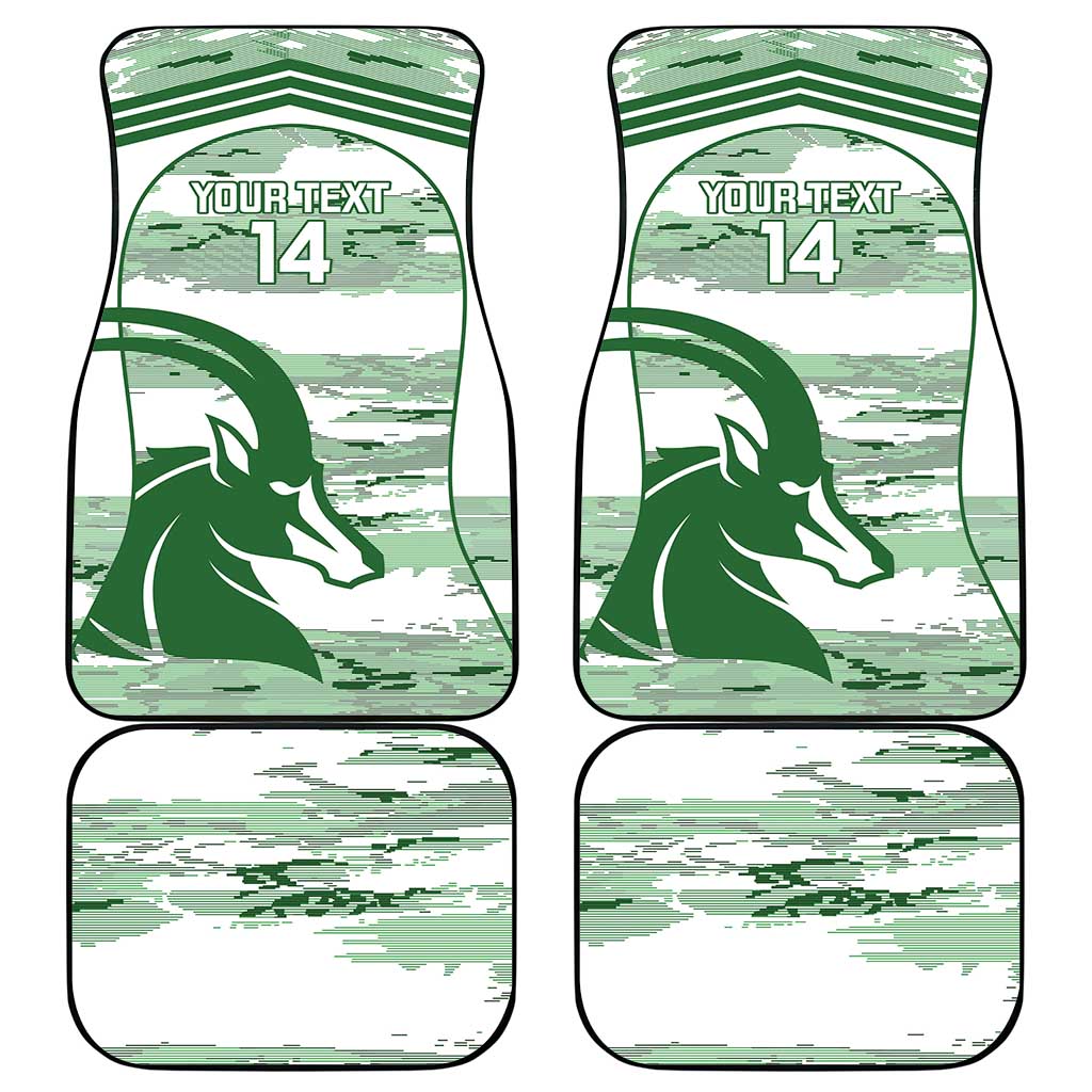 Zimbabwe Rugby Custom Car Mats Come On Sables White Version - Wonder Print Shop