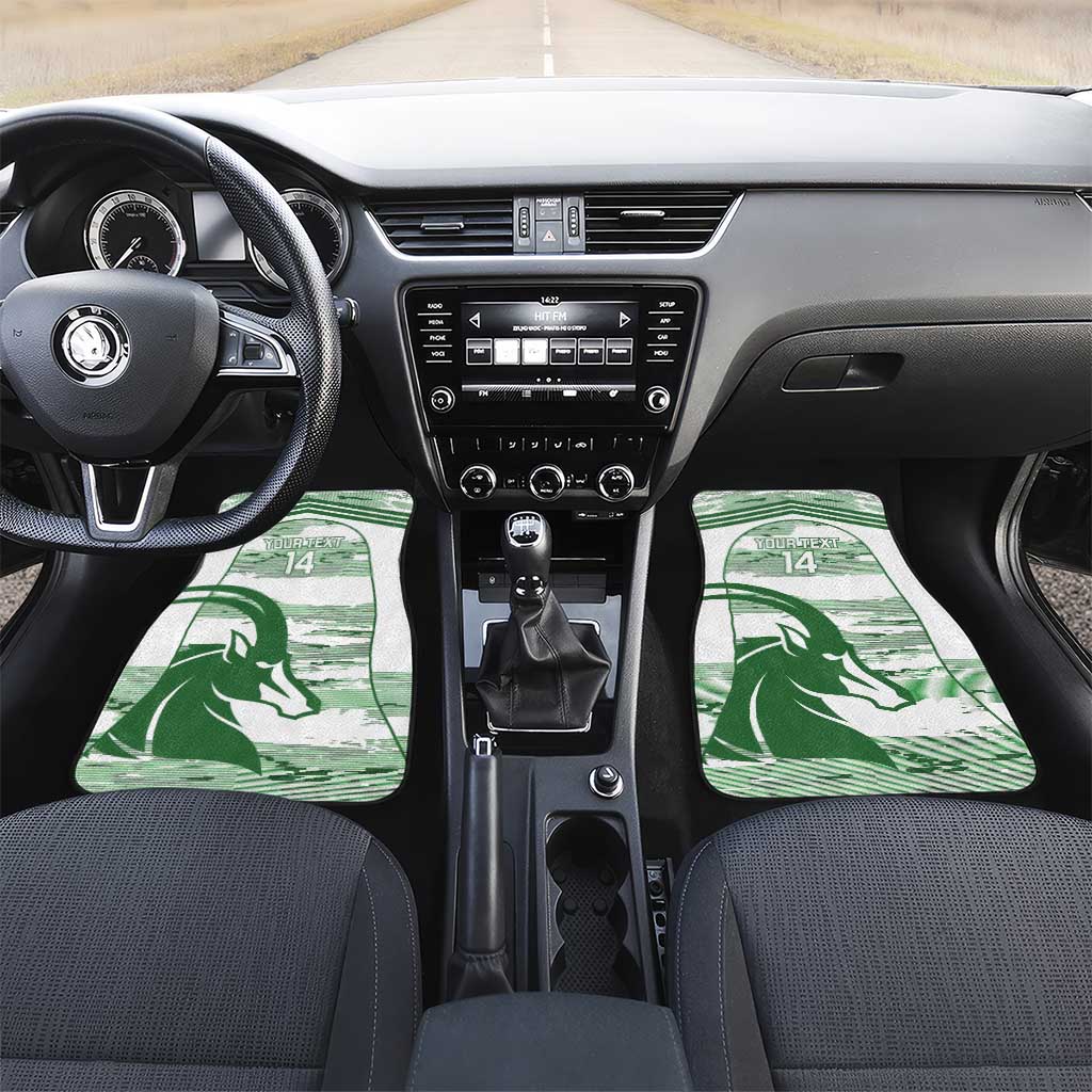 Zimbabwe Rugby Custom Car Mats Come On Sables White Version - Wonder Print Shop