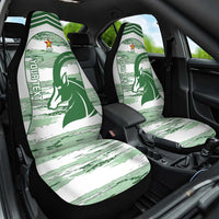 Zimbabwe Rugby Custom Car Seat Cover Come On Sables White Version - Wonder Print Shop