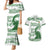 Zimbabwe Rugby Custom Couples Matching Mermaid Dress and Hawaiian Shirt Come On Sables White Version - Wonder Print Shop