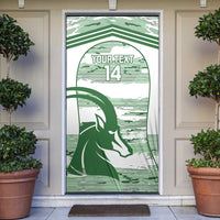 Zimbabwe Rugby Custom Door Cover Come On Sables White Version - Wonder Print Shop