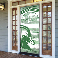 Zimbabwe Rugby Custom Door Cover Come On Sables White Version - Wonder Print Shop