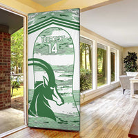 Zimbabwe Rugby Custom Door Cover Come On Sables White Version - Wonder Print Shop