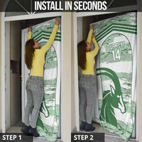 Zimbabwe Rugby Custom Door Cover Come On Sables White Version - Wonder Print Shop