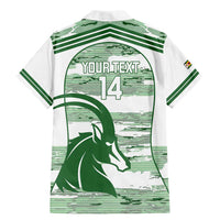 Zimbabwe Rugby Custom Family Matching Mermaid Dress and Hawaiian Shirt Come On Sables White Version - Wonder Print Shop