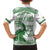 Zimbabwe Rugby Custom Family Matching Off The Shoulder Long Sleeve Dress and Hawaiian Shirt Come On Sables White Version - Wonder Print Shop
