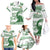 Zimbabwe Rugby Custom Family Matching Off The Shoulder Long Sleeve Dress and Hawaiian Shirt Come On Sables White Version - Wonder Print Shop