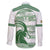 Zimbabwe Rugby Custom Family Matching Off The Shoulder Long Sleeve Dress and Hawaiian Shirt Come On Sables White Version - Wonder Print Shop