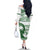 Zimbabwe Rugby Custom Family Matching Off The Shoulder Long Sleeve Dress and Hawaiian Shirt Come On Sables White Version - Wonder Print Shop