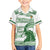 Zimbabwe Rugby Custom Family Matching Off The Shoulder Long Sleeve Dress and Hawaiian Shirt Come On Sables White Version - Wonder Print Shop