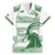 Zimbabwe Rugby Custom Family Matching Short Sleeve Bodycon Dress and Hawaiian Shirt Come On Sables White Version - Wonder Print Shop