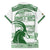 Zimbabwe Rugby Custom Family Matching Short Sleeve Bodycon Dress and Hawaiian Shirt Come On Sables White Version - Wonder Print Shop