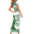 Zimbabwe Rugby Custom Family Matching Short Sleeve Bodycon Dress and Hawaiian Shirt Come On Sables White Version - Wonder Print Shop
