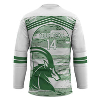 Zimbabwe Rugby Custom Hockey Jersey Come On Sables White Version - Wonder Print Shop