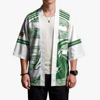 Zimbabwe Rugby Custom Kimono Come On Sables White Version - Wonder Print Shop