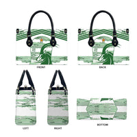 Zimbabwe Rugby Custom Leather Bag Come On Sables White Version - Wonder Print Shop
