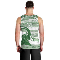 Zimbabwe Rugby Custom Men Tank Top Come On Sables White Version - Wonder Print Shop