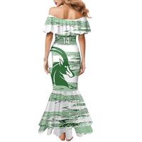 Zimbabwe Rugby Custom Mermaid Dress Come On Sables White Version - Wonder Print Shop