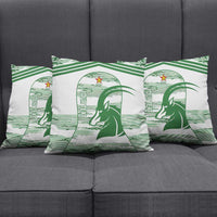 Zimbabwe Rugby Custom Pillow Cover Come On Sables White Version - Wonder Print Shop