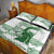 Zimbabwe Rugby Custom Quilt Bed Set Come On Sables White Version - Wonder Print Shop