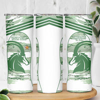 Zimbabwe Rugby Custom Skinny Tumbler Come On Sables White Version - Wonder Print Shop