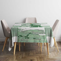 Zimbabwe Rugby Custom Tablecloth Come On Sables White Version - Wonder Print Shop