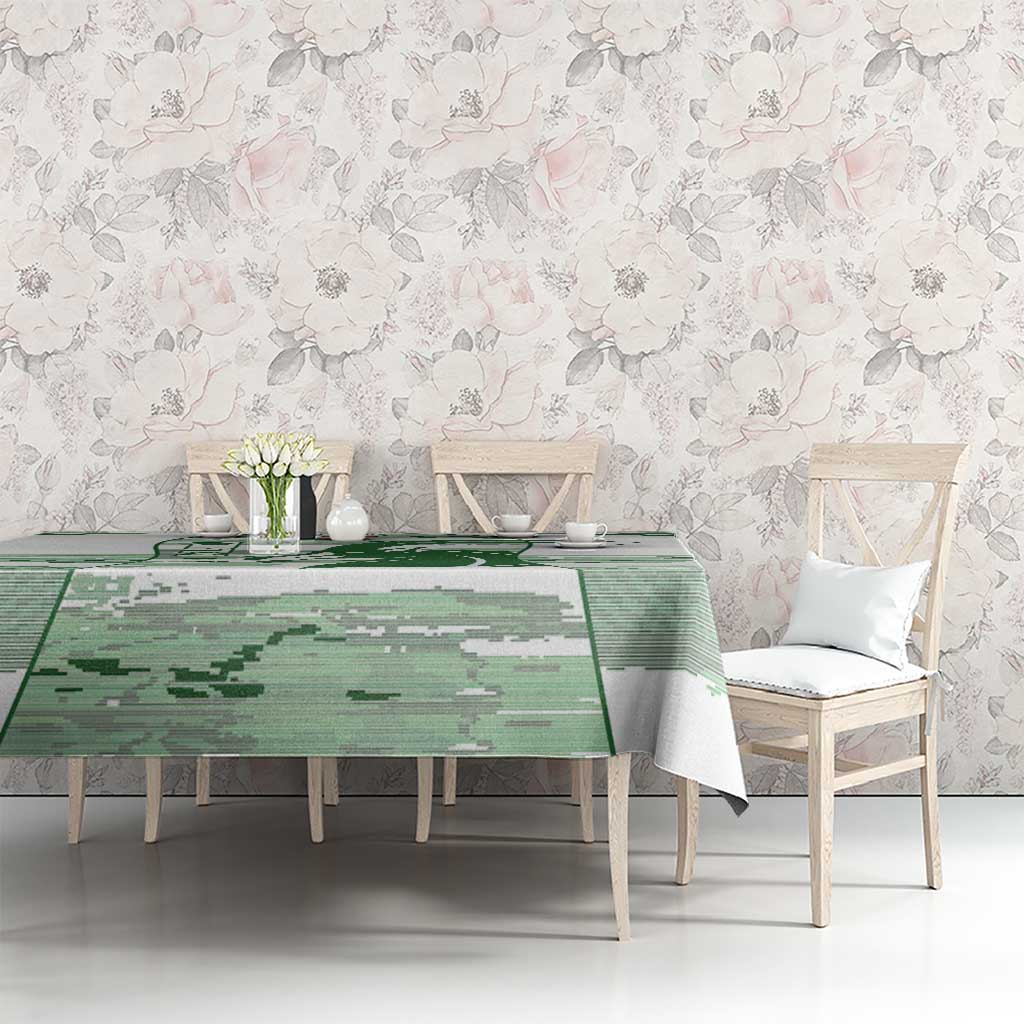 Zimbabwe Rugby Custom Tablecloth Come On Sables White Version - Wonder Print Shop